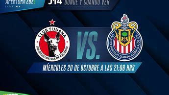 Xolos vs Chivas dónde ver EN VIVO Partido J14 Liga MX 2021 Grupo Milenio