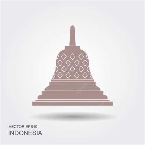 Premium Vector Indonesian Borobudur Ancient Temple