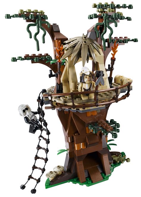 Lego star wars is a lego theme that incorporates the star wars saga and franchise. LEGO Star Wars Ewok Village Images and Info - The Toyark ...
