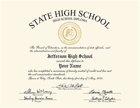 Us High School Diploma Style 2 Buy Diploma Online