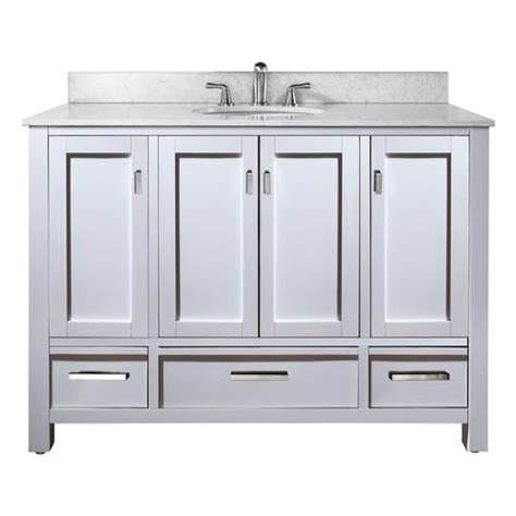 Avanity Modero 48 Vanity Only At Menards Bathroom Vanity Base