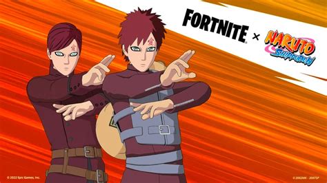 New Gaara Fifth Kazekage Style Skin Gameplay Fortnite Naruto Set