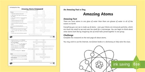 Free Basic Atoms Worksheet With Answers Primary Resources