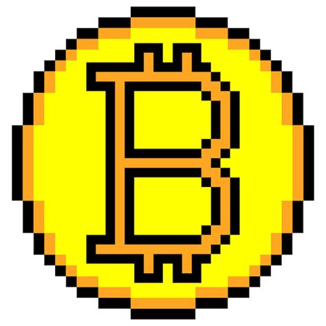 Premium Vector Bitcoin Icon Pixel Art Cryptocurrency Vector