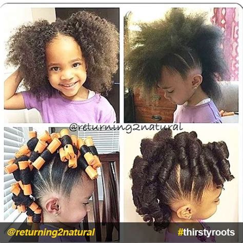 20 Cute Natural Hairstyles For Little Girls Lil Girl Hairstyles