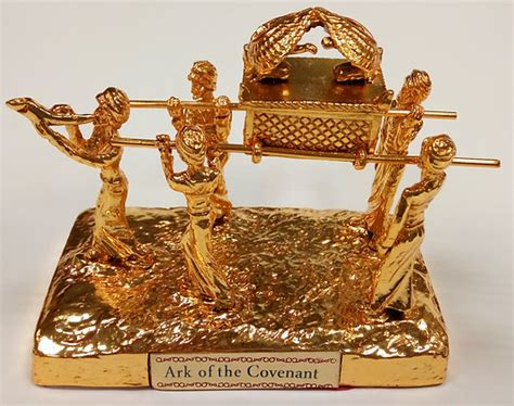 Gold Ark Of The Covenant With People Model The Temple Institute