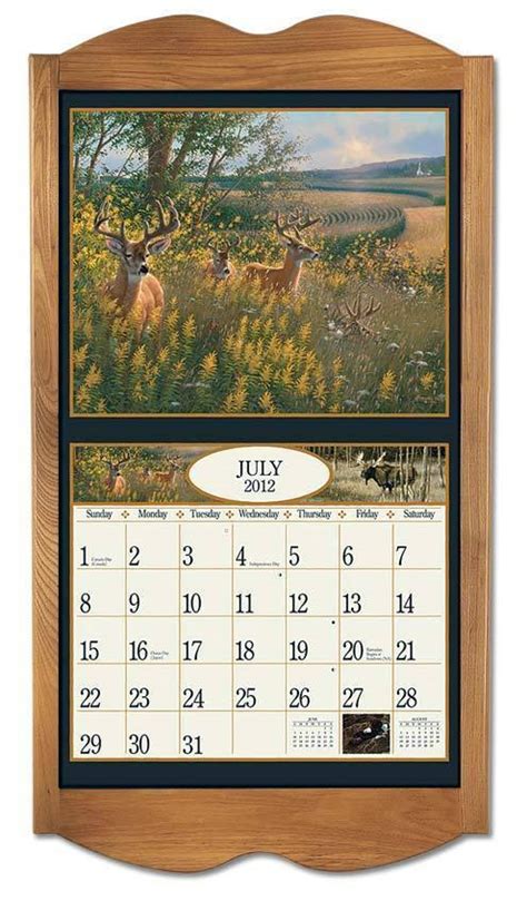 Standard Oak Calendar Frame