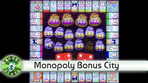 Monopoly Bonus City Slot Machine Bonus Youtube