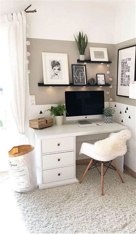 Create a home office with a desk that will suit your work style. Pin by Charlotteaworley on apartment inspo. | Study room ...