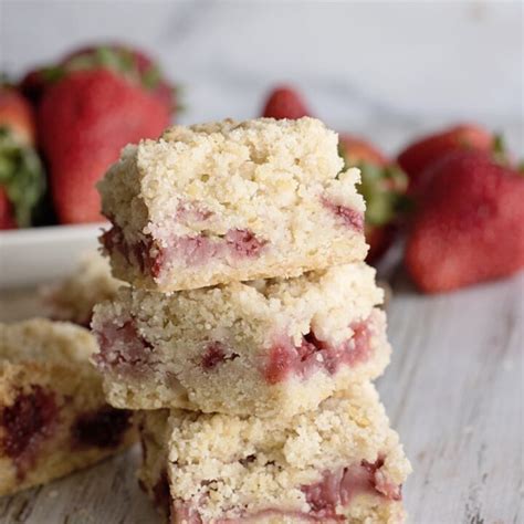 Strawberry Crumb Bars Dessert Recipes Simple