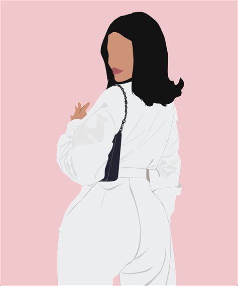 I Did Custom Illustrations For Kylie Jenner With Her Brand Kylie Skin