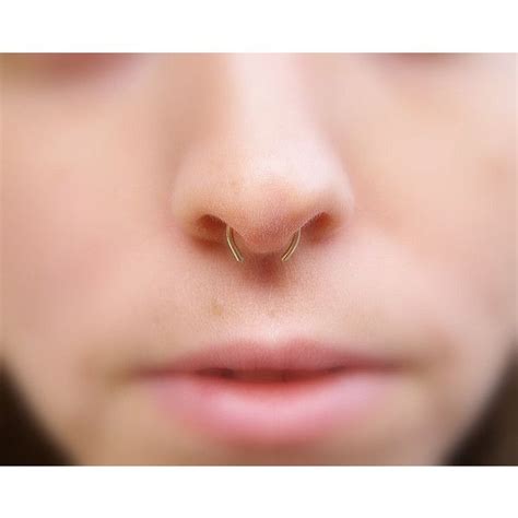 Open Septum Ring Nose Ring 18 Gauge Septum Retainer Septum Piercing