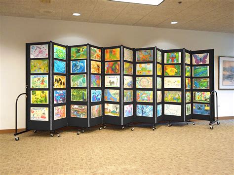 Affordable Education Art Display System Screenflex Room Dividers