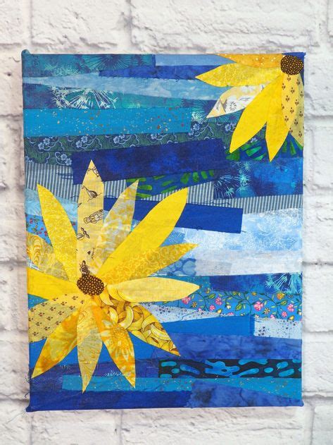 8 Fabric Collage Ideas In 2021 Fabric Art Fabric Scraps Art Quilts