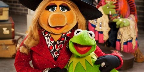 Catching Up With Kermit Miss Piggy And Walter On The Set Of Muppets