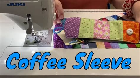 How To Sew A Reusable Coffee Sleeve For A Take Out Cup Easy Detailed