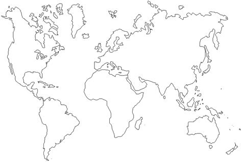 Mapa Del Planisferio Dibujo Con Nombres Imagui Kulturaupice