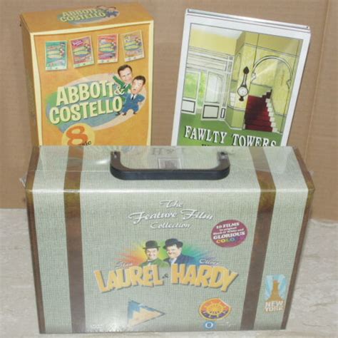 Laurel And Hardy Complete 10 Dvd Suitcase Set Abbott Costello