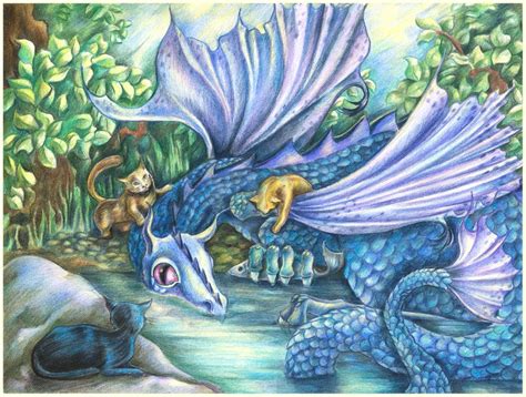 Of Cats And Dragons By Mieronna On Deviantart Dragon Cat Fairy Dragon