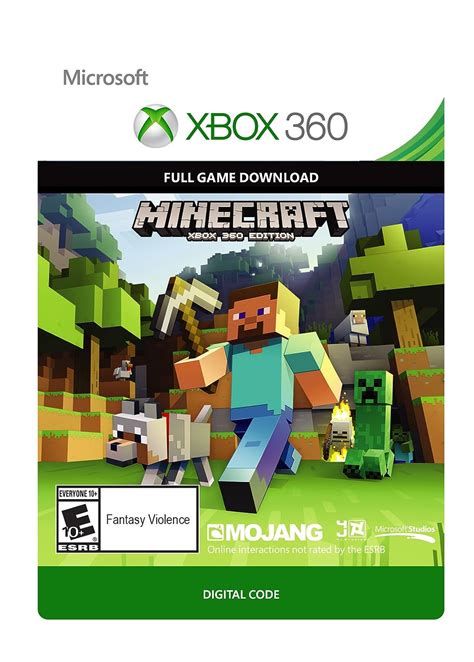 Minecraft Xbox 360 Digital Code Video Games