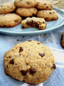 The perfect soft & chewy almond cookies. Soft & Healthy Almond Flour Chocolate Chip Cookies (GF ...