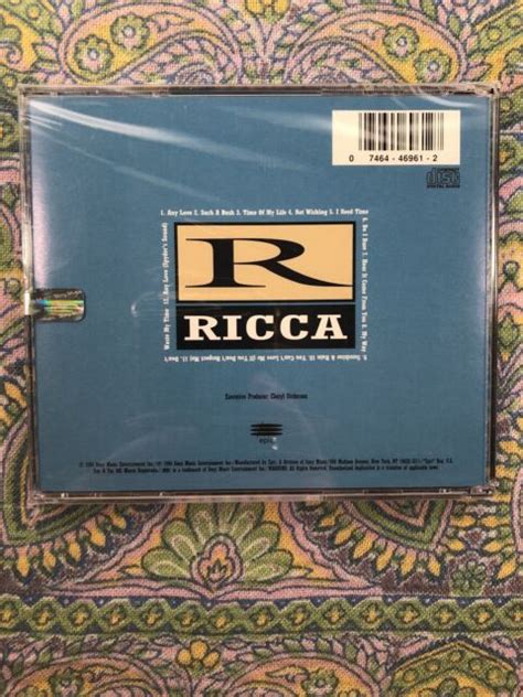 Ricca By Ricca Cd Jan 1994 Epic For Sale Online Ebay
