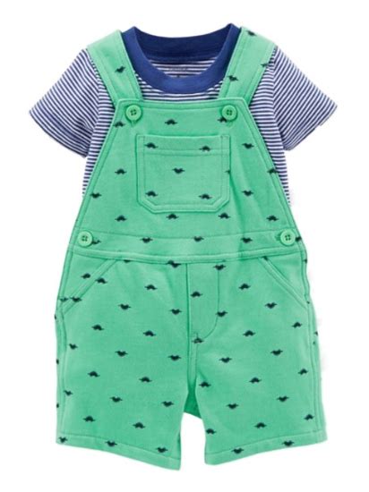 Maybe you would like to learn more about one of these? Carter's Carters Infant Boys 2 Piece Striped T-Shirt Green Shortall Dinosaur Overall 6m