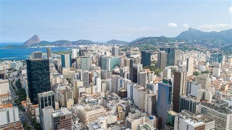 Premium Photo Aerial Image Of Downtown Rio De Janeiro Brazil
