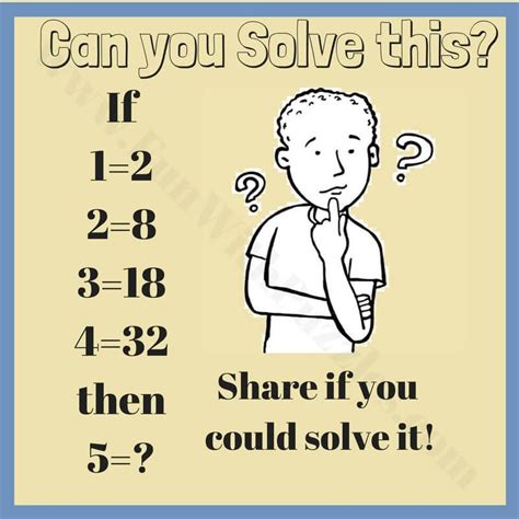 Math Logic Brain Teasers For High School Students Math Logic Puzzles