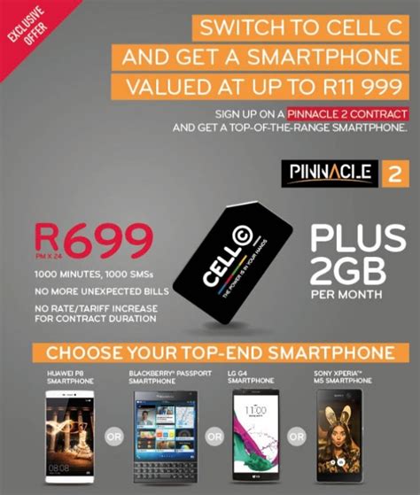 New Cell C Pinnacle Contracts Launched
