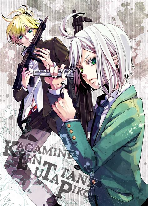 Kagamine Len And Utatane Piko Vocaloid Drawn By Yamakostateof