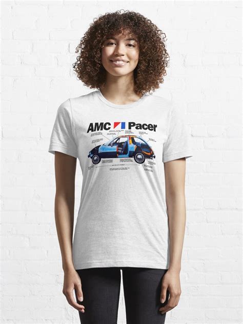 Amc Pacer T Shirt For Sale By Throwbackmotors Redbubble Amc T