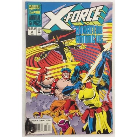 X Force 1991 Vol1 Annual 3 Reignfire Moonstar Feral China