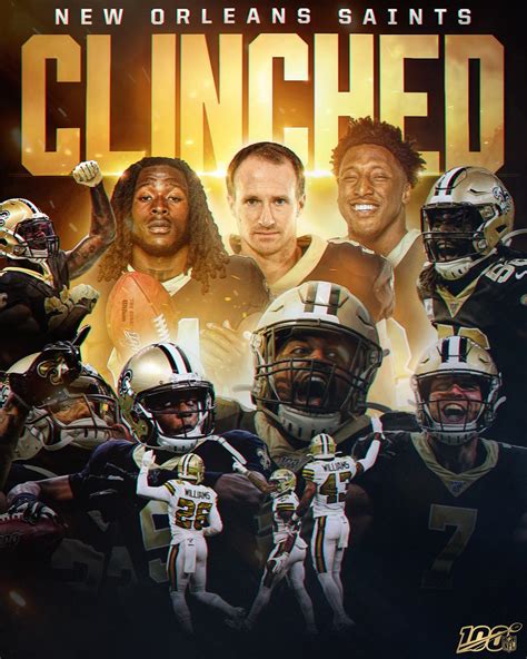 Nfl On Twitter The Saints Clinch Their Third Straight Nfc South