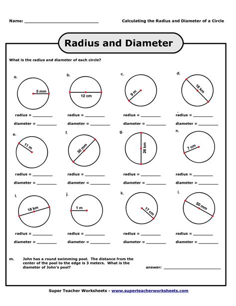 Https://tommynaija.com/worksheet/radius And Diameter Worksheet Pdf