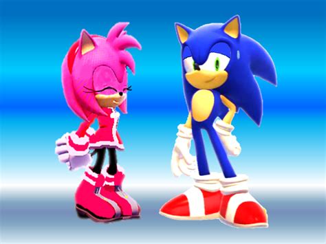 Sonic And Amy Winter Wallpaper2 By 9029561 On Deviantart