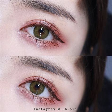 Roze Olive Green Best Colored Contact Lenses