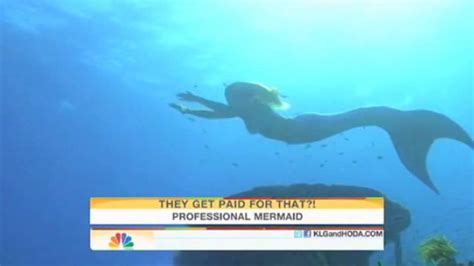Professional Mermaid Linden Wolbert On The Today Show Real Mermaid