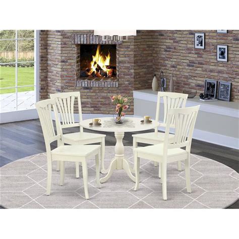 East West Furniture Dmav5 Lwh W 5 Piece Dining Room Set Contains 1 Drop