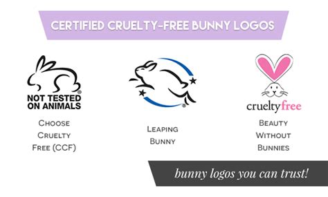 Companies often design their own bunny logos, abiding by their. 5 Cruelty-Free Makeup Brands Available In Ireland - Missy
