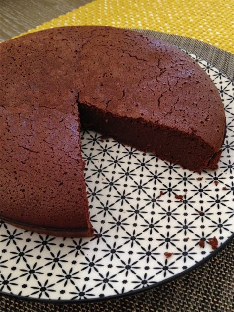 Gateau au chocolat à la compote de pommes