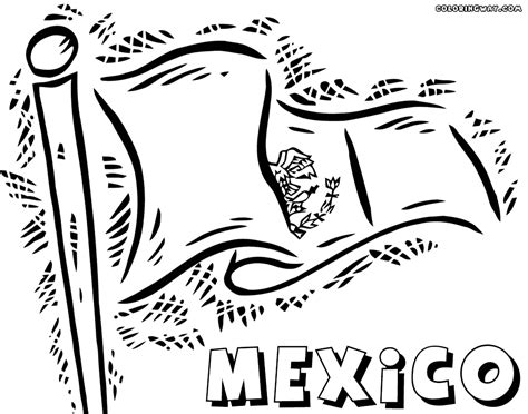 Mexican Flag Printable Coloring Page Sexiz Pix