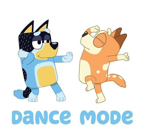 Bluey And Bingo Dance Mode Png Bluey Png Files Bluey Dance Etsy Australia