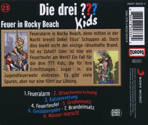 Kids, 23, feuer in rocky beach (drei fragezeichen kids). Feuer in Rocky Beach / Die drei Fragezeichen-Kids Bd.23 von Die drei ??? Kids auf Audio CD ...