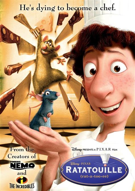 Brad bird e jan pinkava. Ratatouille (2007) | Films pour enfants, Affiche de film, Film