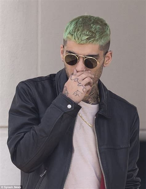 Zayn Malik Unveils A Bold New Look As He Steps Out With Green Dye Job