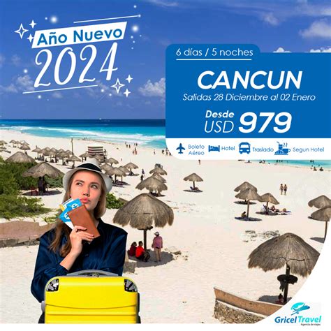 Paquetes AÑo Nuevo En Cancun 2024