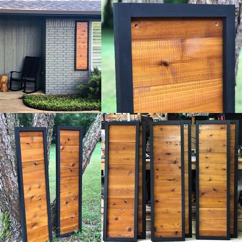 Stained Cedar Shutters Exterior Shutters Board And Batten Etsy