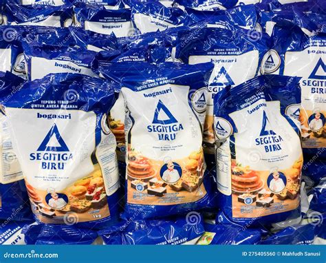 Segitiga Biru Is A Brand Flour From Bogasari 1 Kg On The Table