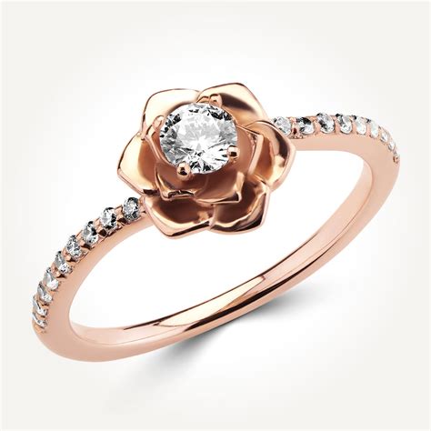 14kt Rose Gold Ring 027 Ct Tw Spence Diamonds